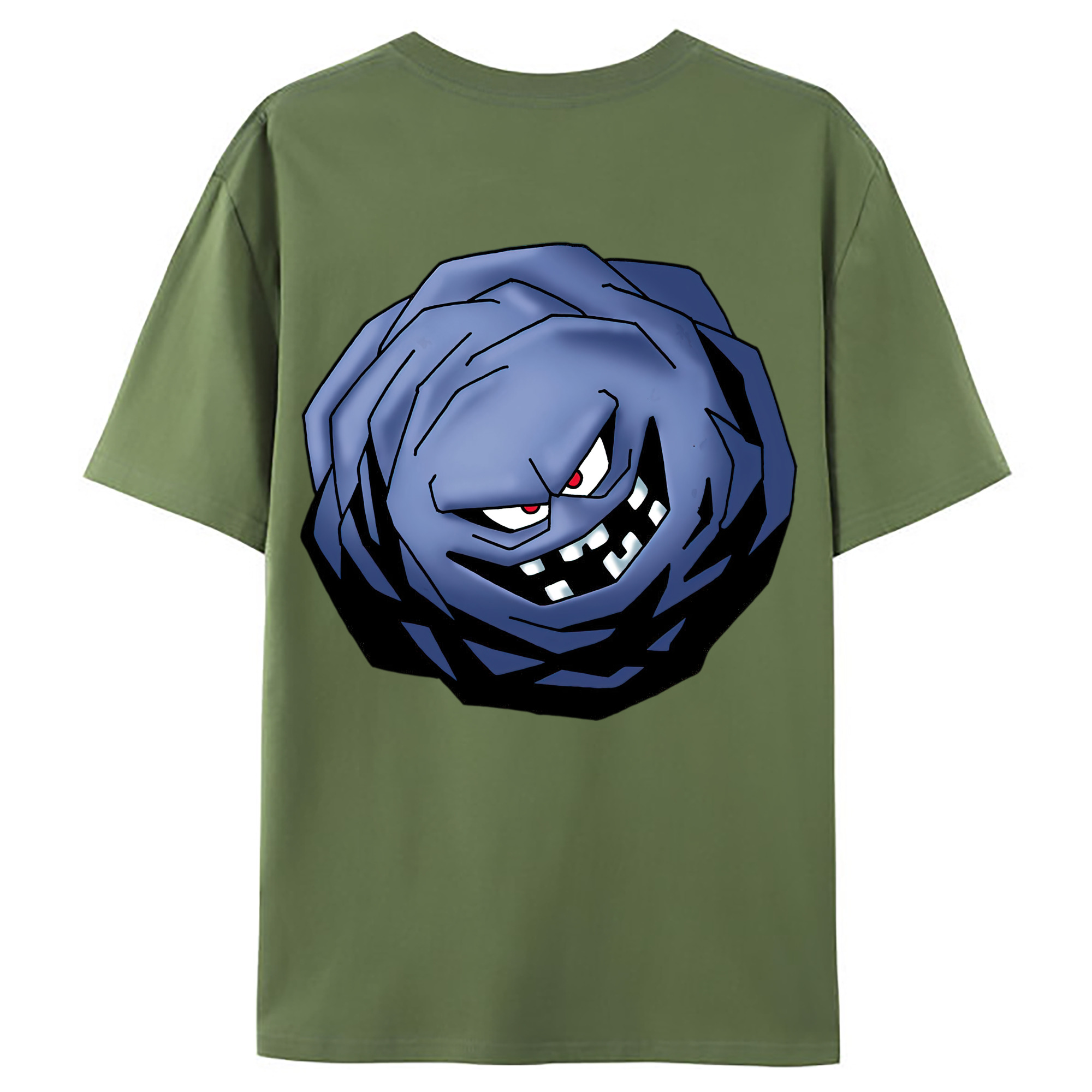 （画像用） ドラゴンクエスト Doragon Kuesuto Dragon Quest 綿100％ メンズ半袖Tシャツ（バックプリント） 通気性